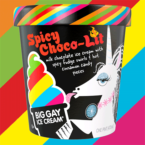 biggayicecream giphyupload rainbow gay yummy GIF