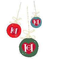 Bola De Nieve Christmas Sticker by Carolina Herrera