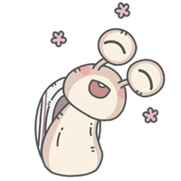 Cute Sticker by supersnail_kr