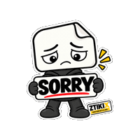 Sorry Forgive Me Sticker by ZTIKIX