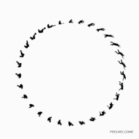 pixel art phenakistoscope GIF