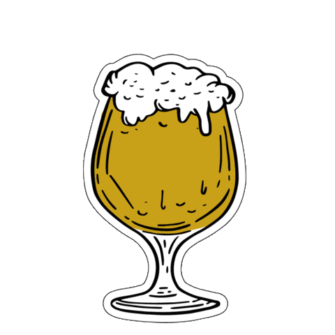 cervejanoi giphyupload beer cheers toast Sticker