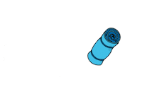 hanseatic_help blue white winter cold Sticker