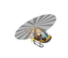 Helicopter Floating Sticker by The Lonely Island