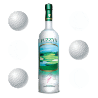Golf Drinking Sticker by Fuzzy's Vodka