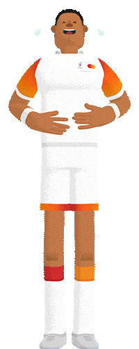 Rugby World Cup Laughing Sticker by Mastercard