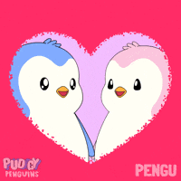 I Love You Couple GIF by Pudgy Penguins