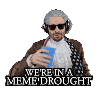 The Great Depression No Memes Sticker