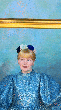 Mona Lisa Waiting GIF by Anja Kotar