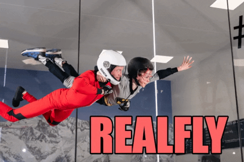 realfly_sion giphygifmaker flying real indoorskydiving GIF
