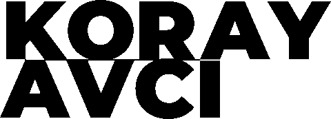 Black Logo Sticker by Koray Avcı