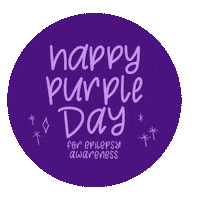 Purpleday Sticker