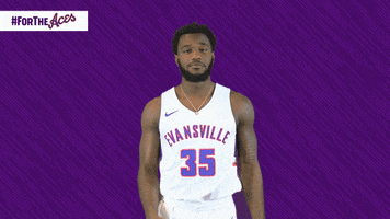 Purple Aces Evansville GIF by UE Athletics
