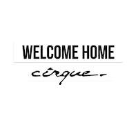 cafecirque home welcome welcome home cirque Sticker