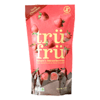Strawberry Sticker by Tru Fru