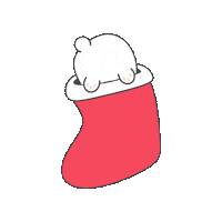 Christmas Holiday Sticker by Rainbow Rabbits