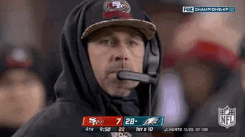 Staring San Francisco 49Ers GIF by NFL