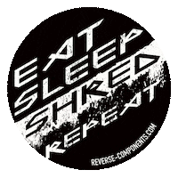 Sleep Eat Sticker by Reverse Components
