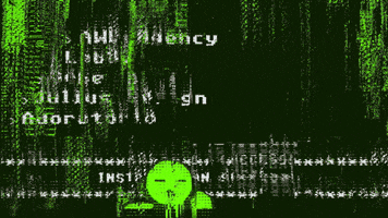 nerdo art glitch arcade analog GIF