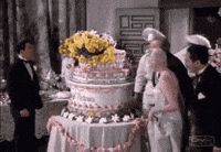 surprise cake GIF