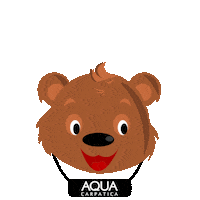 Teddy Bear Water Sticker by Aqua_Carpatica