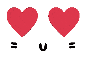 In Love Hearts Sticker