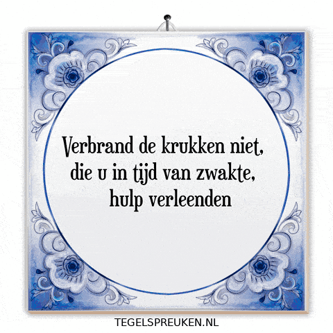 Troost Reflectie GIF by Tegelspreuken.nl