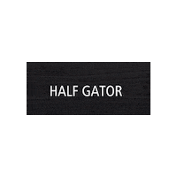 Toastedwood home toasted toasted wood half gator Sticker