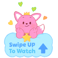 Swipe Up Youtube Sticker by Pinkfong
