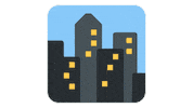 emojivid emoji emojivid places cityscapeatdusk Sticker