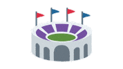 emojivid emoji stadium emojivid places Sticker