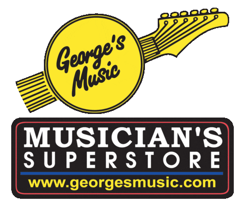Music Store Logo Sticker by George's Music