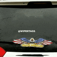 American Flag Usa GIF by WiperTags Wiper Covers