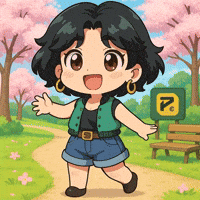 Cherry Blossoms Laughing GIF by Persona