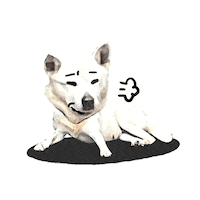 Dog Sigh Sticker