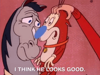 nicksplat ren and timpy GIF