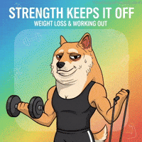 Working Out Weight Loss GIF by Doge Pound