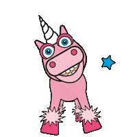 Unicorn Sticker by Hartbeeps