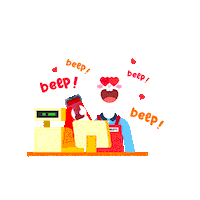 Happy Convenience Store Sticker by Presto Universe