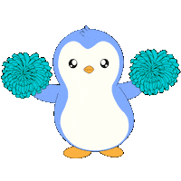 You Got This Go Team Sticker by Pudgy Penguins