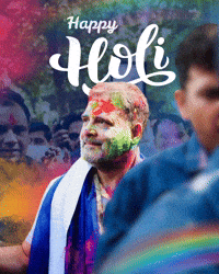 Rahul Gandhi Holi GIF by Indian National Congress
