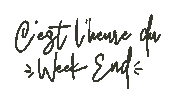 Week End Sticker by Marie Angeline