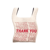 Bag Thank You Sticker by Gelareh Mizrahi