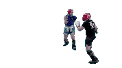 Knockout Kick Sticker by Brannmanndan