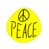 Human Rights Peace Sticker by Freedom Club Hungary