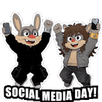 Scrolling Social Media Sticker
