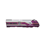 Commuter Rail Train Sticker by gykantler