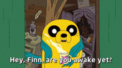 Tired Adventure Time GIF