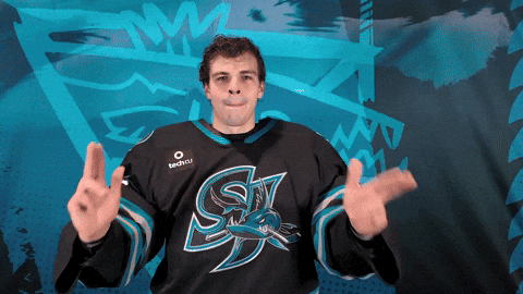 San Jose Finger Guns GIF by San Jose Barracuda