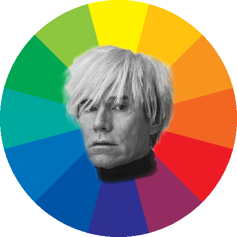 museumszeit art color andy museum Sticker